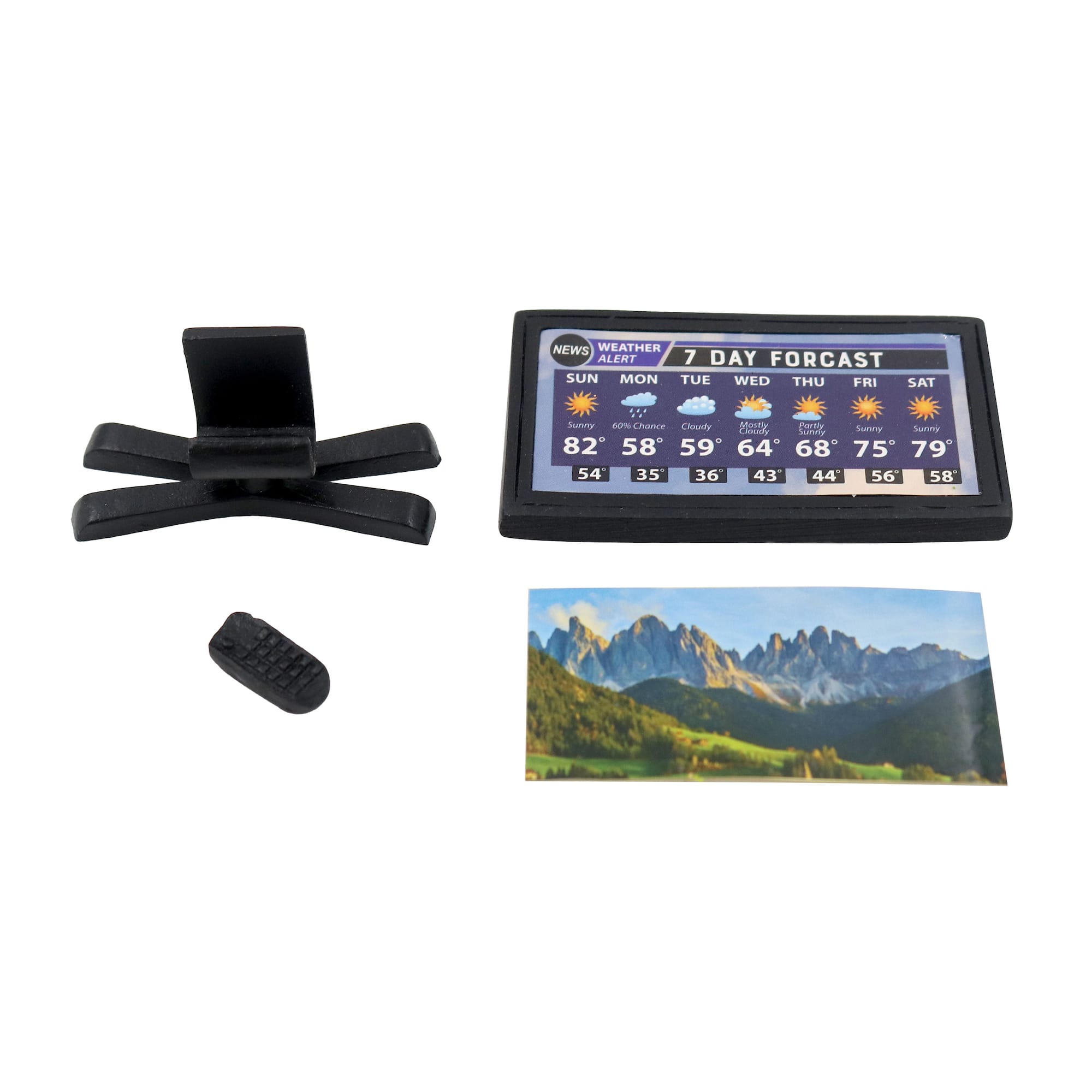 Miniature TV & Remote by Make Market®